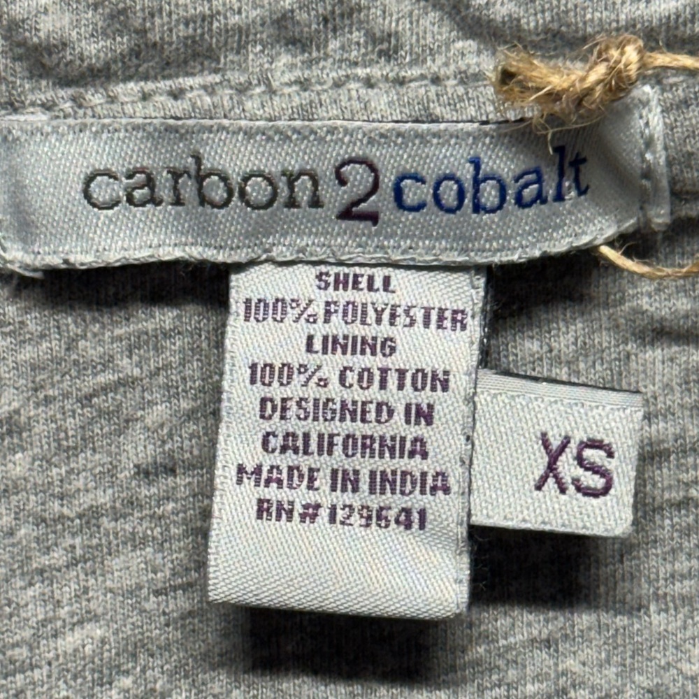 Carbon2Cobalt Wanderlust Fleece Jacket Womens XS Maroon Full Zip Sustainable - Picture 11 of 13